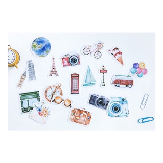 Hình dán trang trí sticker chủ đề du lịch STK044