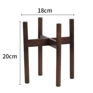 đôn gỗ thông kê chậu cây cảnh
