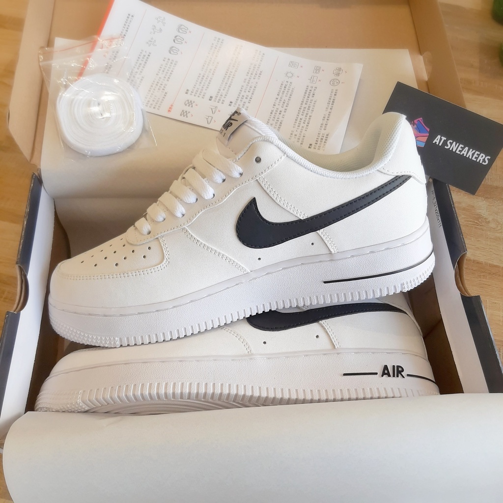 Giày Sneakers AF1 black swoosh