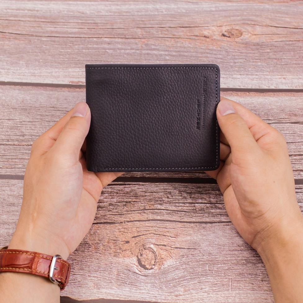 Ví nam da bò sáp Mexico Bụi Leather V102 cao cấp c