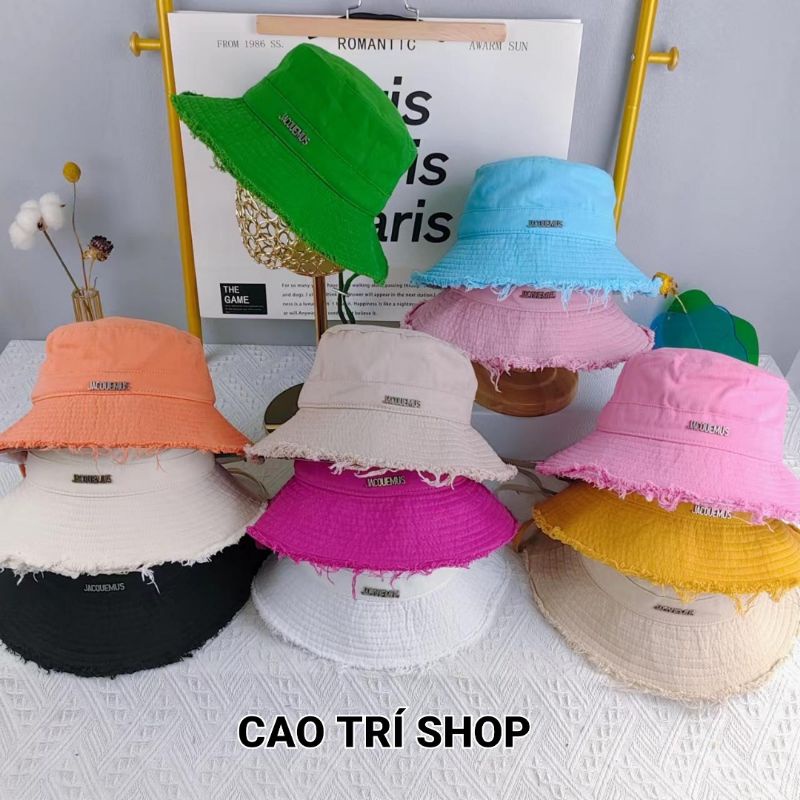 NÓN BUCKET Tai Bèo JACQUEMUS Cá Tính HOT TREND (CHUẨN LOẠI 1, CÓ TAG GIẤY )