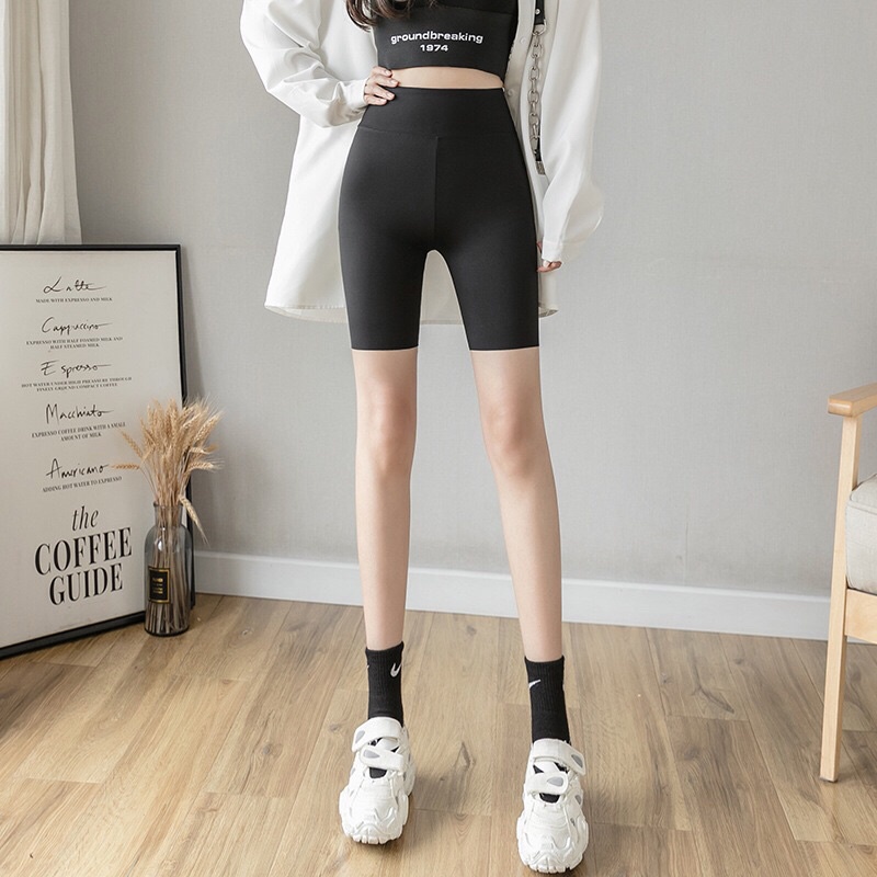 Quần Legging Đùi, Lửng Ngố, Biker Tập gym Yoga Aerobic Quần thể thao Nâng Mông Cạp Cao Cao Cấp Siêu Co Giãn Big Size