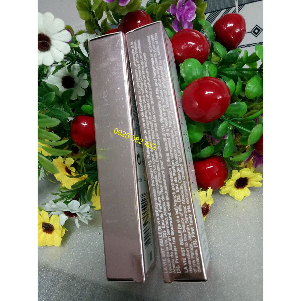 NƯỚC HOA MINI LANCOME LA VIE EST BELLE - 10ML -Nữ Tính Sành Điệu Tươi Trẻ Ngọt Ngào.