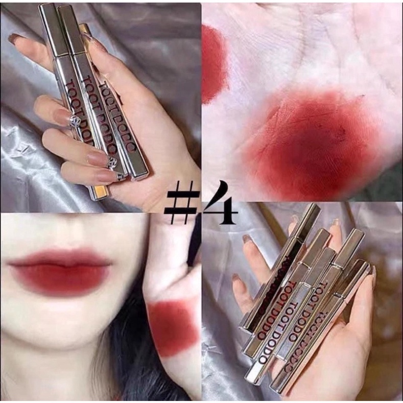 Son kem lỳ Tood todo Chống Thấm Nước Vỏ Màu Bạc