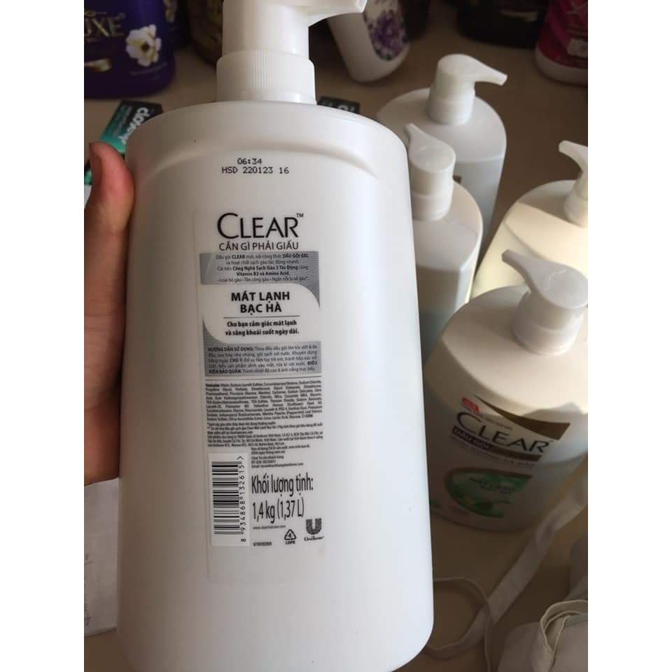 Dầu Gội Đầu Clear 1400 Ml