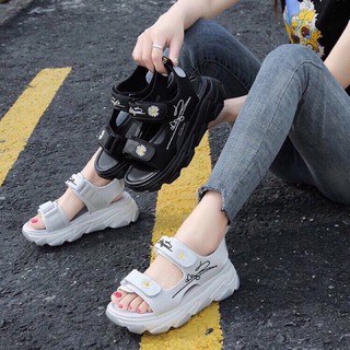 SANDAL HỌC SINH 2 QUAI HOA CÚC