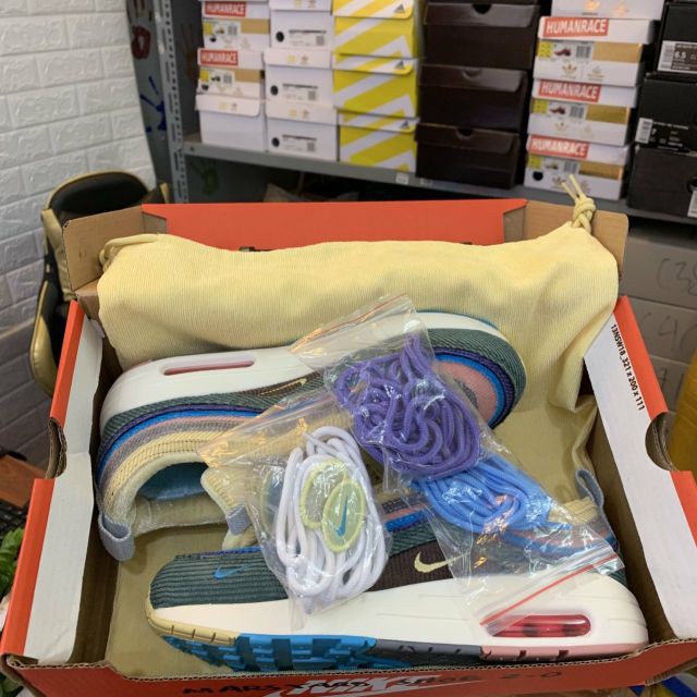 (Full phụ kiện) Giày thể thao Air Max 97 Sean Wotherspoon bảy màu da lộn