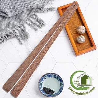 Đũa xới cơm gổ dừa - đũa bếp dài to xào nấu - dài 39cm - (1 đôi)