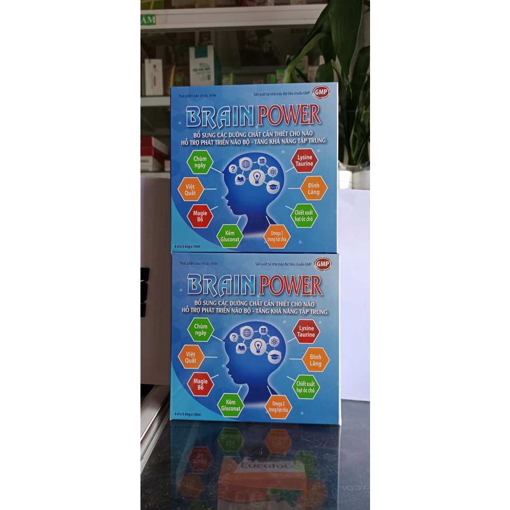 Bổ não ống trẻ em BRAIN POWER hộp 4 vỉ 20 ống