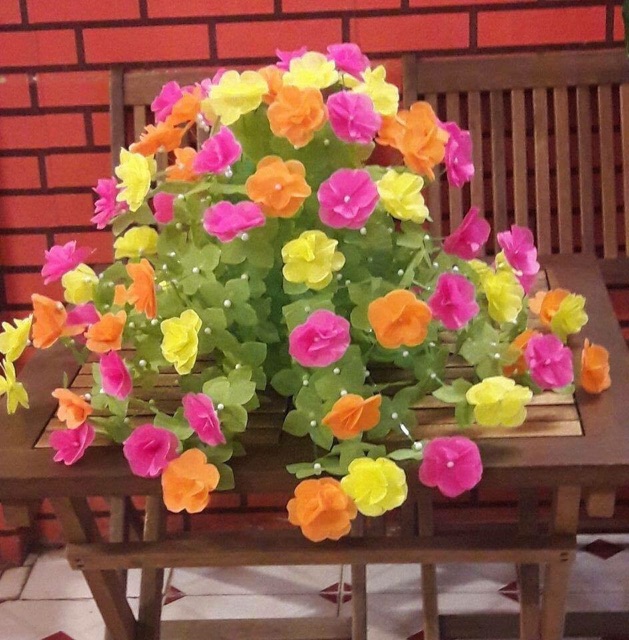 Sỉ hoa giấy lụa rẻ cực 45k