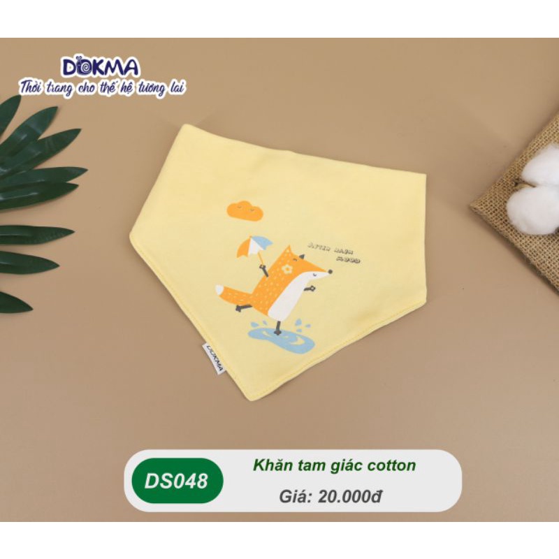 Khăn/Yếm tam giác cotton Dokma