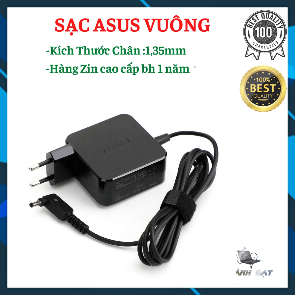 SẠC LAPTOP ASUS VUÔNG CHÂN NHỎ X453M K401L A412F A512F E502 E402 E403 K401LB K401U X540L K401UB K401 A556U....