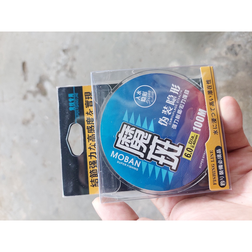 Cước câu cá tàng hình 100m siêu khỏe