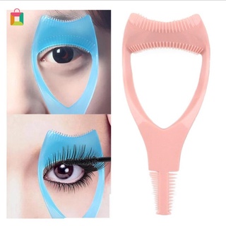 [Hàng mới về] Dụng cụ hỗ trợ chuốt mascara trang điểm làm đẹp 3 trong 1 