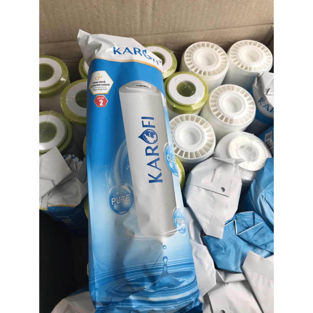 Lõi lọc nước 123 Karofi chính hãng, dùng để thay thế lõi lọc cũ _ Phương Đông