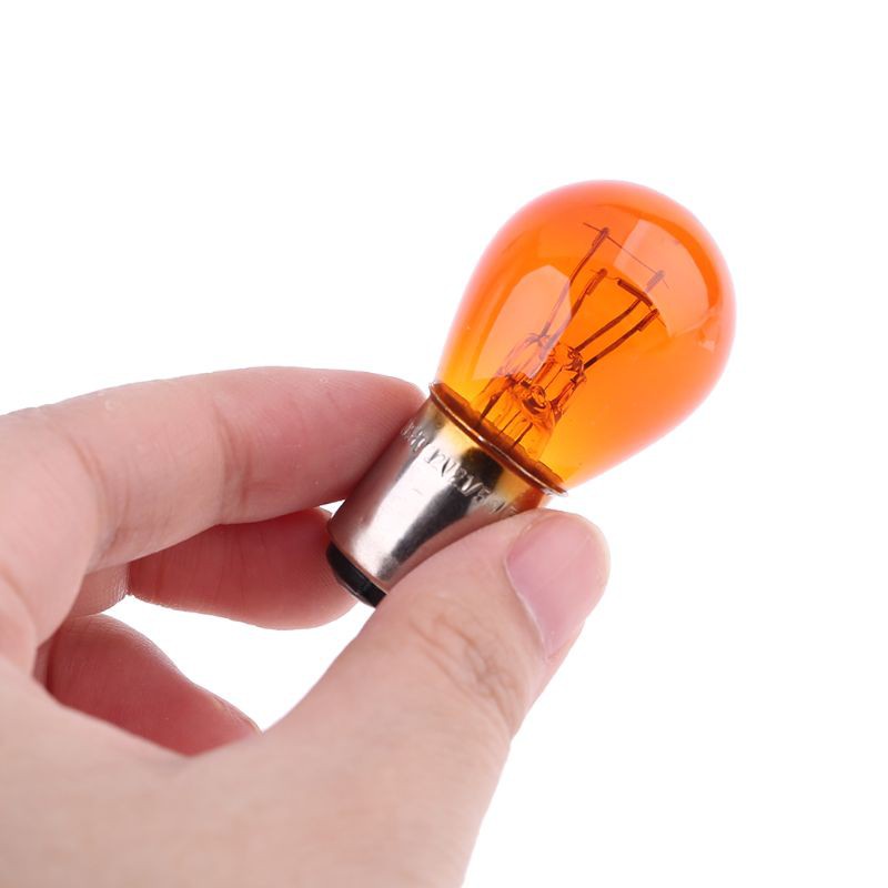 Set 2 Bóng Đèn Phanh Halogen Bằng Kính Bay15D 1157 P21 / 5w S25 Chuyên Dụng Cho Xe Hơi