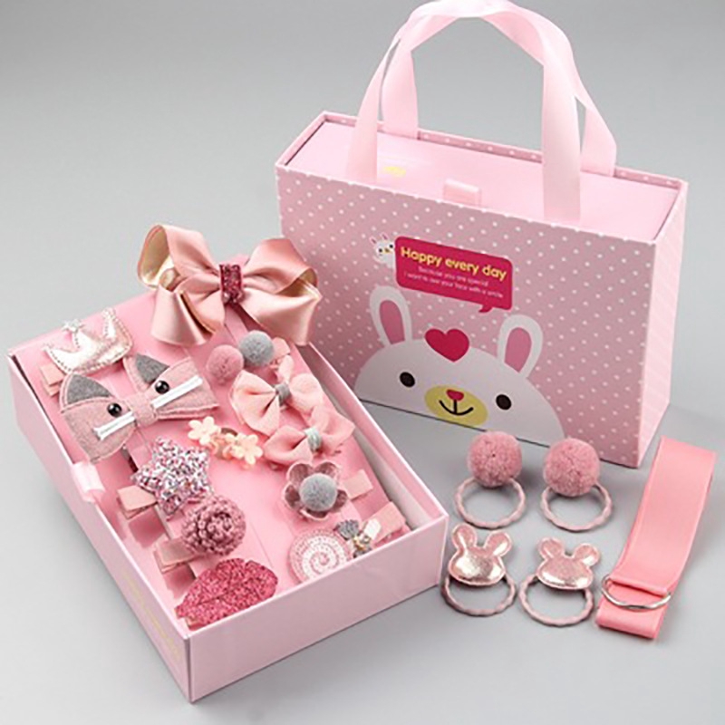 Set 18 kẹp tóc xinh xắn dễ thương cho bé