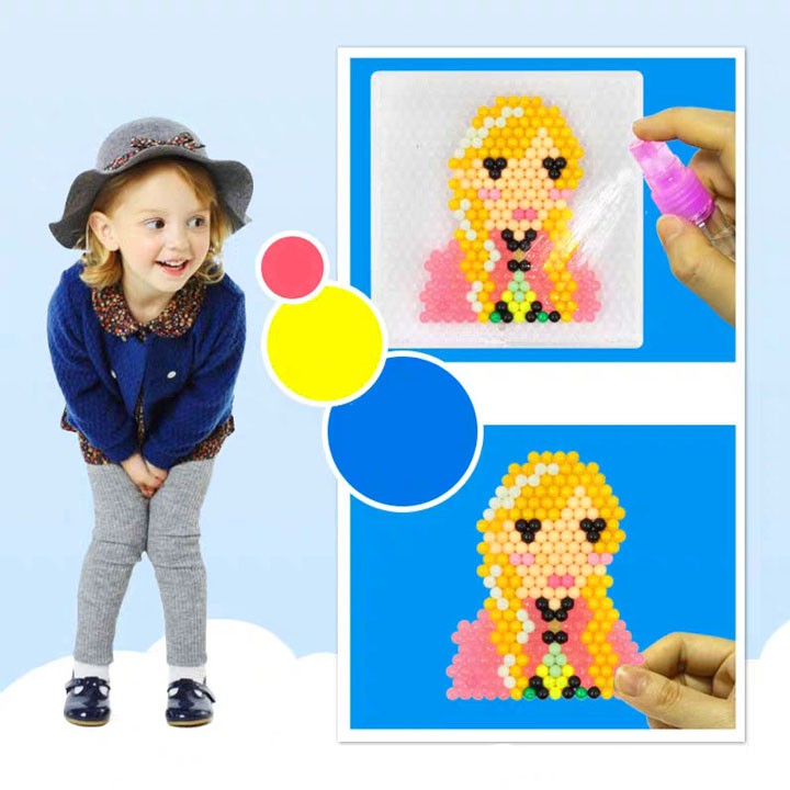 Set đồ chơi xếp hình hạt nhựa sáng tạo rèn luyện tư duy họa tiết hoạt hình cho bé yêu trên 3 tuổi Baby-S – SDC012