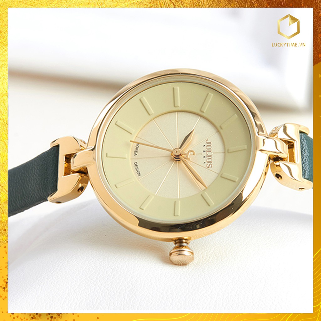 Đồng Hồ Julius Nữ Hàn Quốc JA-864 Xanh Rêu | BigBuy360 - bigbuy360.vn