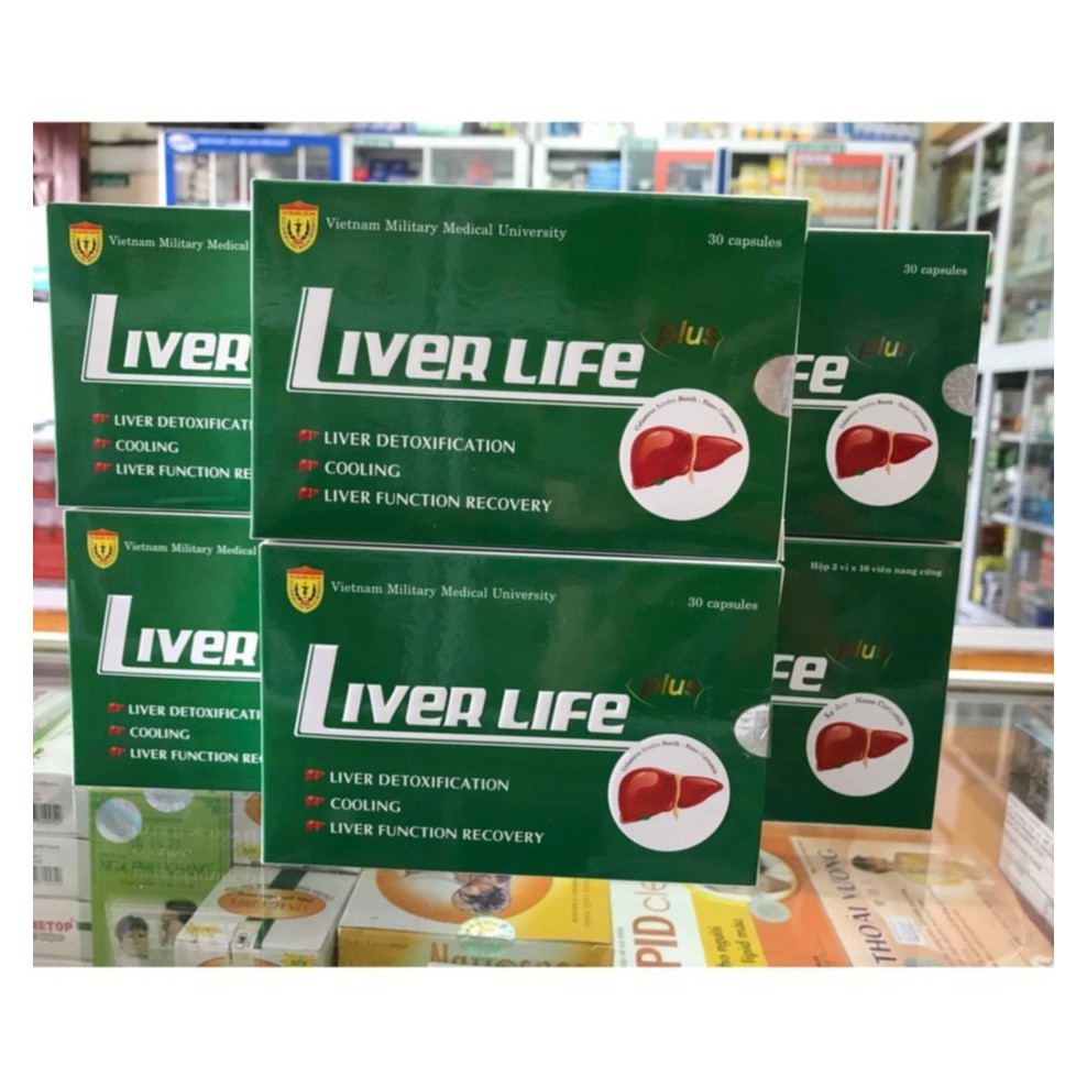 Bổ Gan Liver Life PLus 💊 FREESHIP ️💊 Học Viện Quân Y | Thế Giới Skin Care