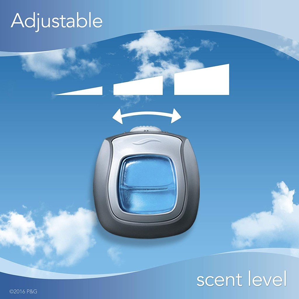 Nước hoa ô tô Febreze Air Freshener Car Vent Clips kẹp ống gió xe hơi [Hàng Mỹ] | BigBuy360 - bigbuy360.vn