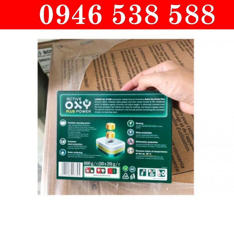 Viên rửa bát Ludwik All in one 30 viên, viên ludwik chính hãng nhập khẩu ba lan