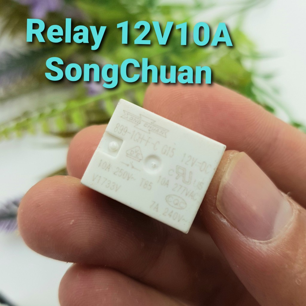 Combo Relay 12V10A 5 Chân SongChuan 20c