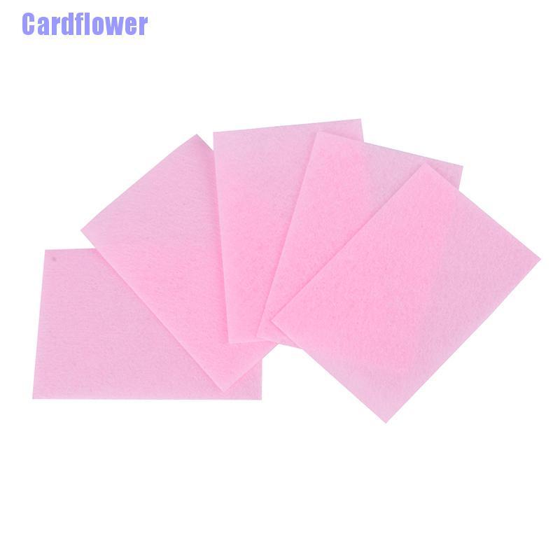 (Hàng Mới Về) Khăn Cotton Tẩy Sơn Móng Tay Không Xơ Vải Cardflower