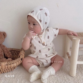Set body kèm mũ gấu be - QA59