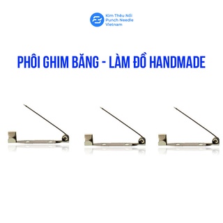 Phôi ghim băng chuyên dụng làm trâm cài áo, làm đồ handmade nhiều kích thước