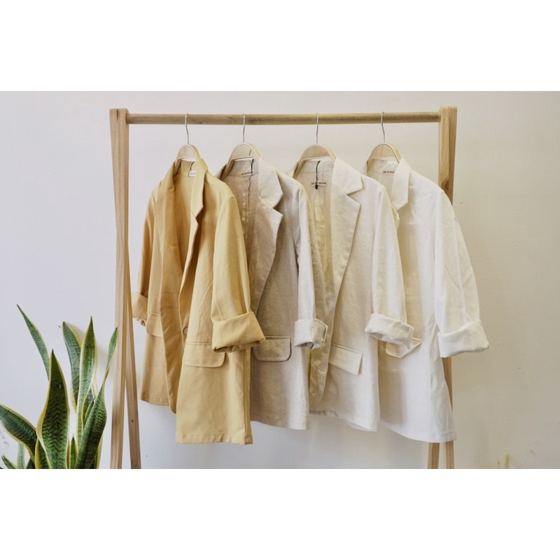 Áo BLAZER LINEN áo khoác vest Linen - Nhà Của Moon | BigBuy360 - bigbuy360.vn