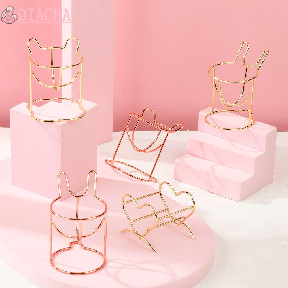 [Hàng mới về] Giá đỡ mút trang điểm hình quả trứng bằng kim loại nhiều màu sắc dành cho nữ