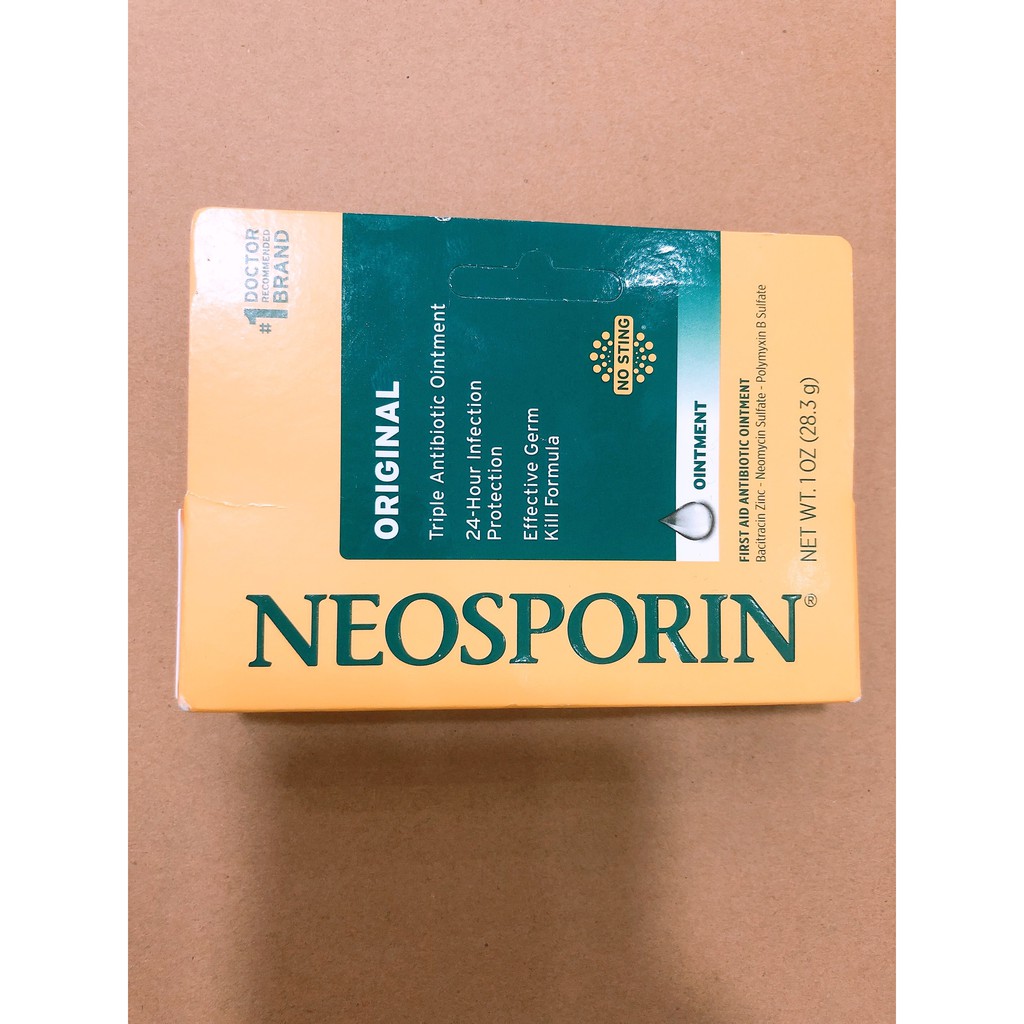 Kem Mỡ Kháng sinh Hỗ Trợ Vết Thương bỏng Neosporin Original Ointment 14.2g - Nhiều Màu