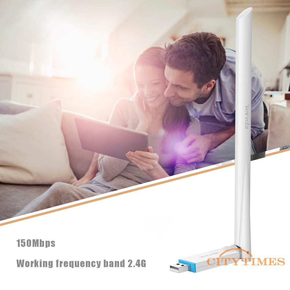 Usb Wifi 2.0 Ci Tenda U2 Với Ăng Ten 6dbi