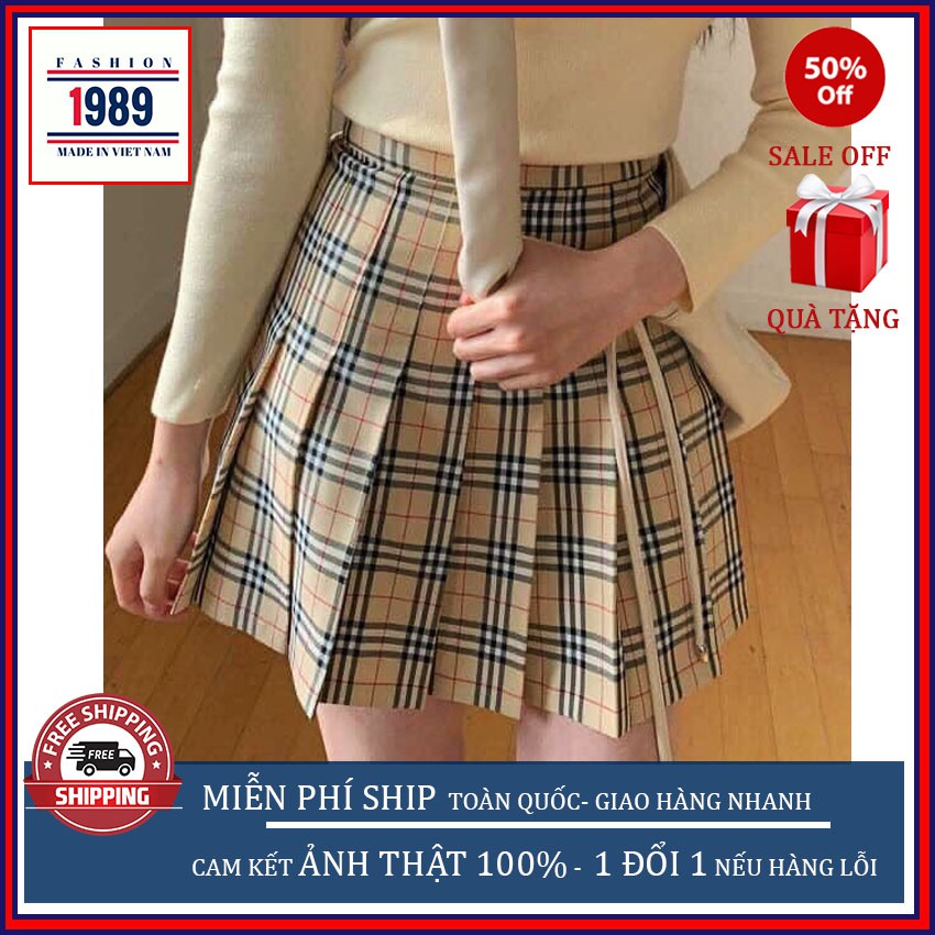 chân váy xếp ly 🍀 KẺ KARO CÓ QUẦN TRONG, phong cách ULZZANG, HÀN QUỐC,váy tennis THỜI TRANG 1989 | BigBuy360 - bigbuy360.vn