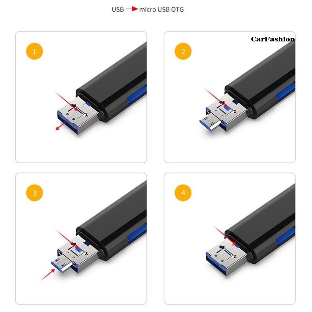 Đầu Đọc Thẻ Nhớ Chs5 Trong 1 Usb 3.0 Type-c Micro Otg Tf