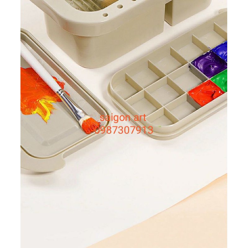 Khây Sửa Cọ, Cắm Cọ Vẽ Tranh Tiện Lợi Maries