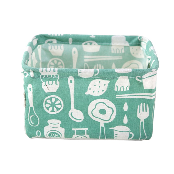 Túi Vải Đựng Phụ Kiện Hình Chữ Nhật Nhiều Họa Tiết Dễ Thương