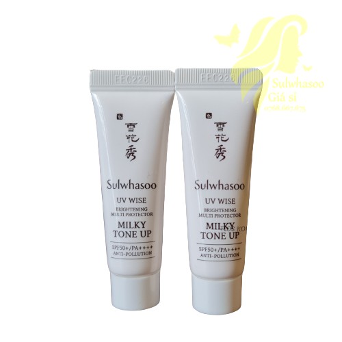 Kem Chống Nắng SULWHASOO Milky Uptone dưỡng trắng lên tone 10 ml