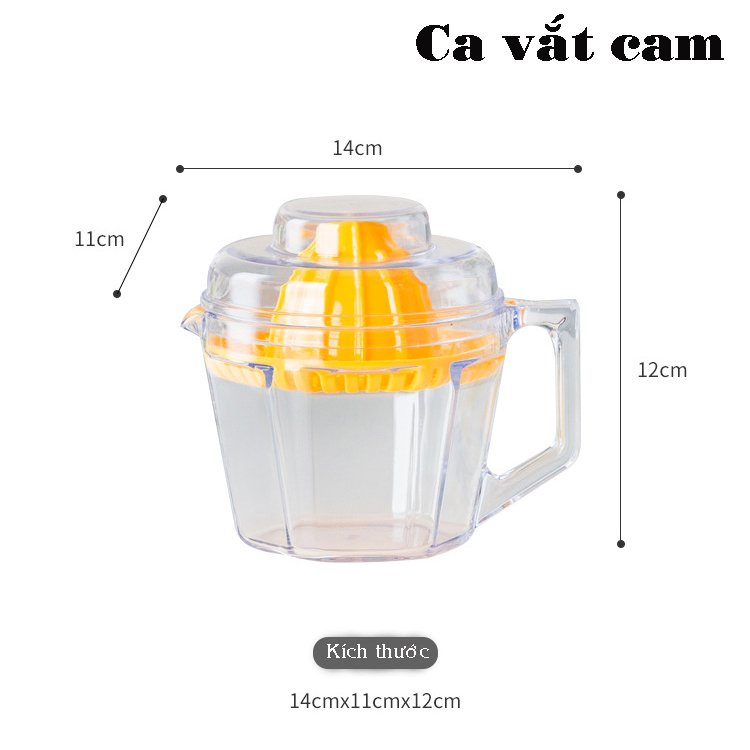 Bộ vắt cam trong suốt vắt sạch, vắt ngon, vắt kiệt, vô cùng hữu ích cho các gia đình