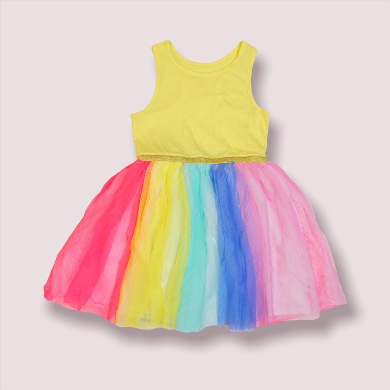 Váy bé gái/ đầm bé gái Cat&Jack hàng VNXK dư xịn cho bé gái hoạ tiết pony sao ánh kim sắc màu từ 1-5y