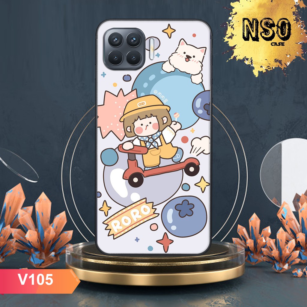 [ MỚI HOT ] Ốp Lưng Oppo A73 - Oppo A93 In Hình Roro Jump Siêu Cute