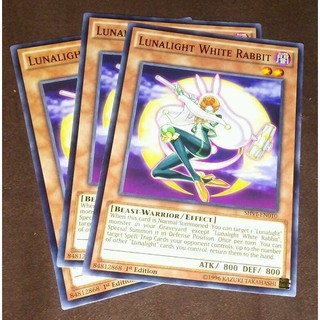 Thẻ bài yugioh - lunalight white rabbit - shvi-en010 - common