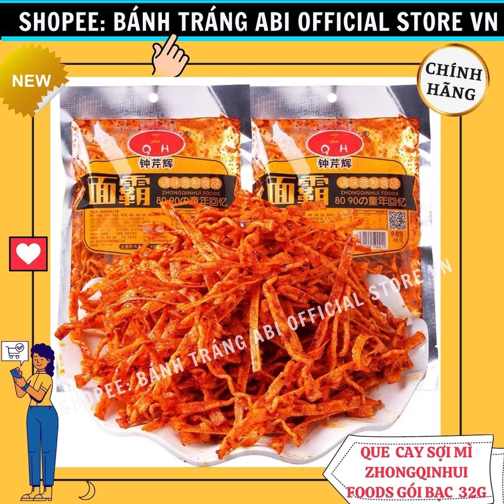 [SẴN MÓN ĂN TRUNG HOA] Tăm Que Cay Tẩm Vị Tứ Xuyên siêu hot ngon gây nghiện Magic Spice/Zhongqinhui Foods Gói Bạc 32g