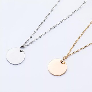 Dây Chuyền Mặt Tròn Titan