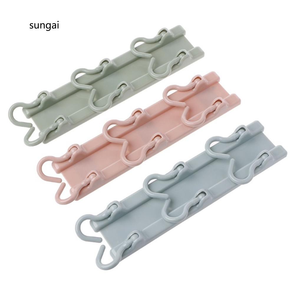 Giá treo đồ dùng vật dụng 6 móc gấp gọn đa năng tiện dụng | BigBuy360 - bigbuy360.vn