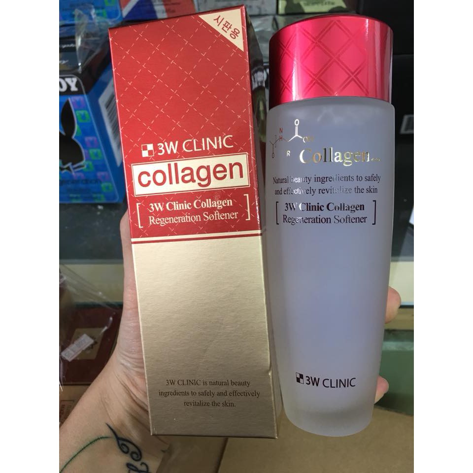 Nước Hoa Hồng 3W Clinic Collagen Regeneration Softener