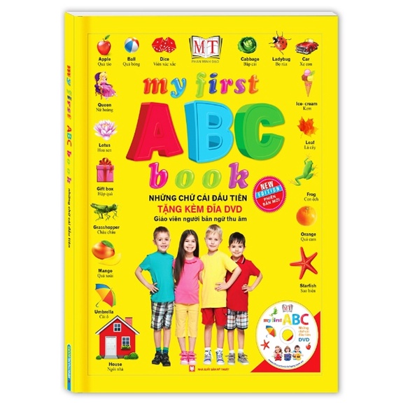 Sách - My first ABC book - Những chữ cái đầu tiên (bìa cứng)