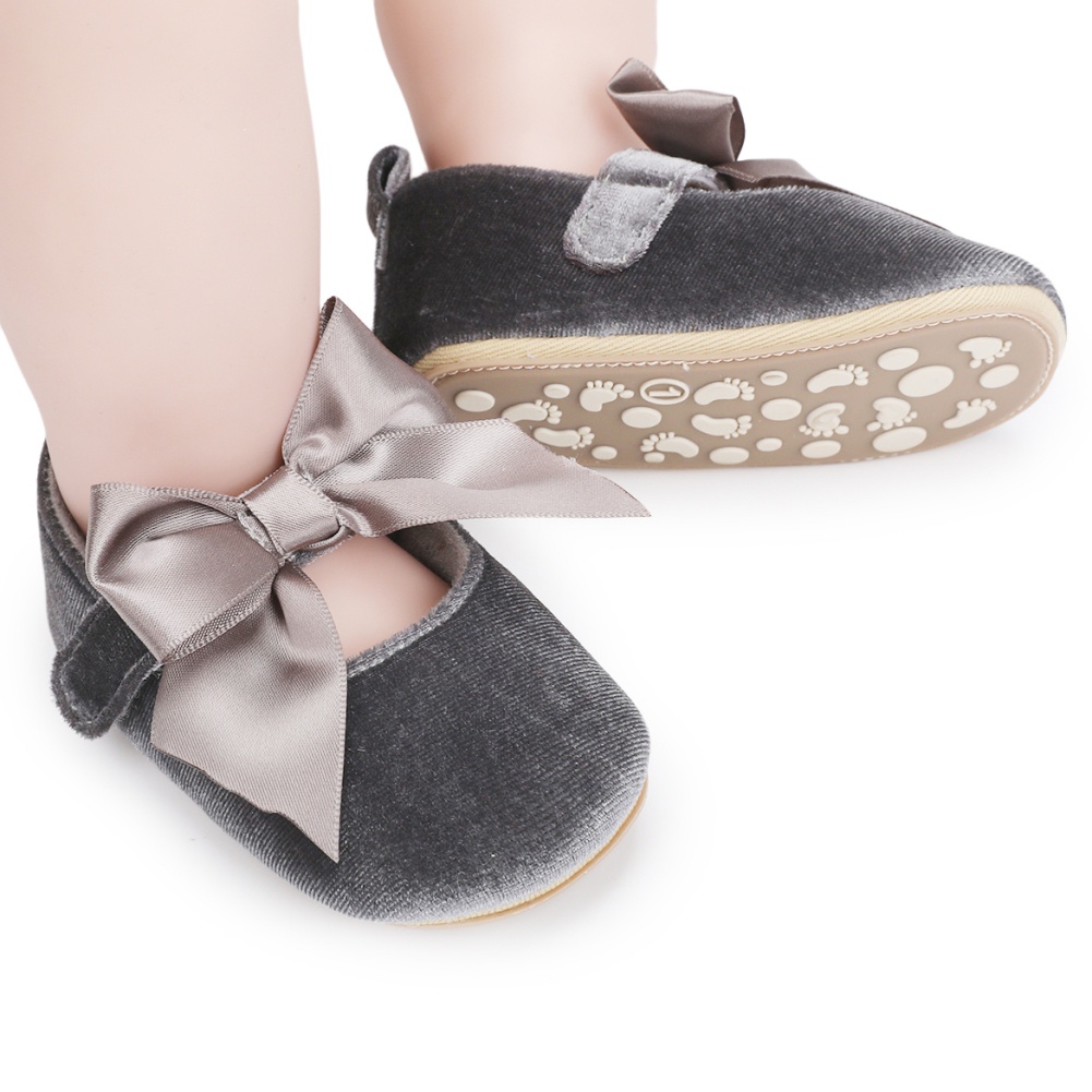 Giày Công Chúa Đế Bằng Dành Cho Bé Gái 0-18 Tháng Tuổi