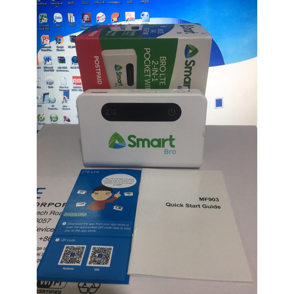 Bộ Phát Wifi 4G ZTE MF903 Kiêm Sạc Dự Phòng Có Cổng Lan | BigBuy360 - bigbuy360.vn